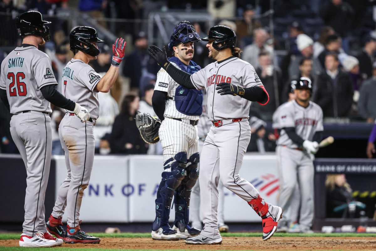 Eugenio Suarez grand slam Diamondbacks Yankees