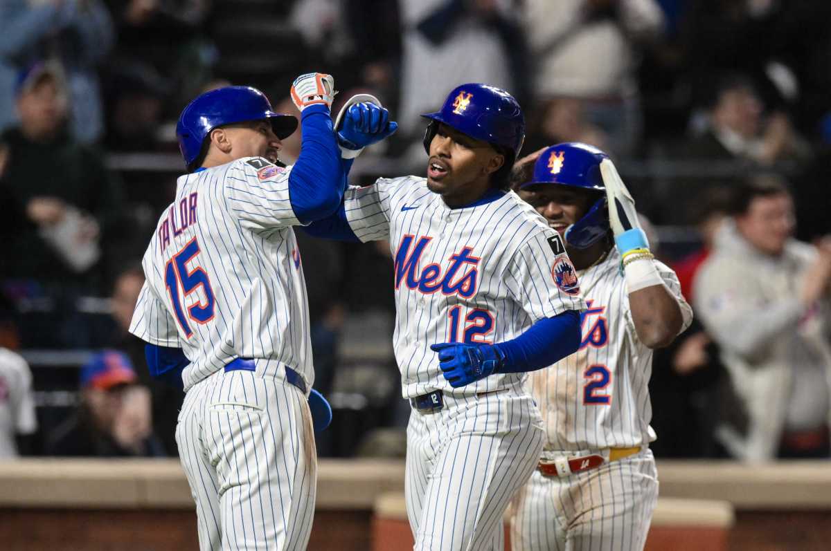 Francisco Lindor Tyrone Taylor Mets home run Citi Field