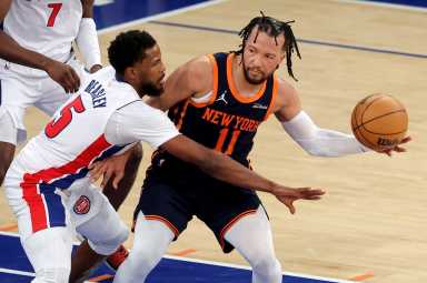 Jalen Brunson Knicks Pistons