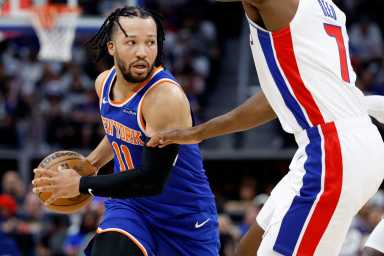 Jalen Brunson Knicks Pistons game 3