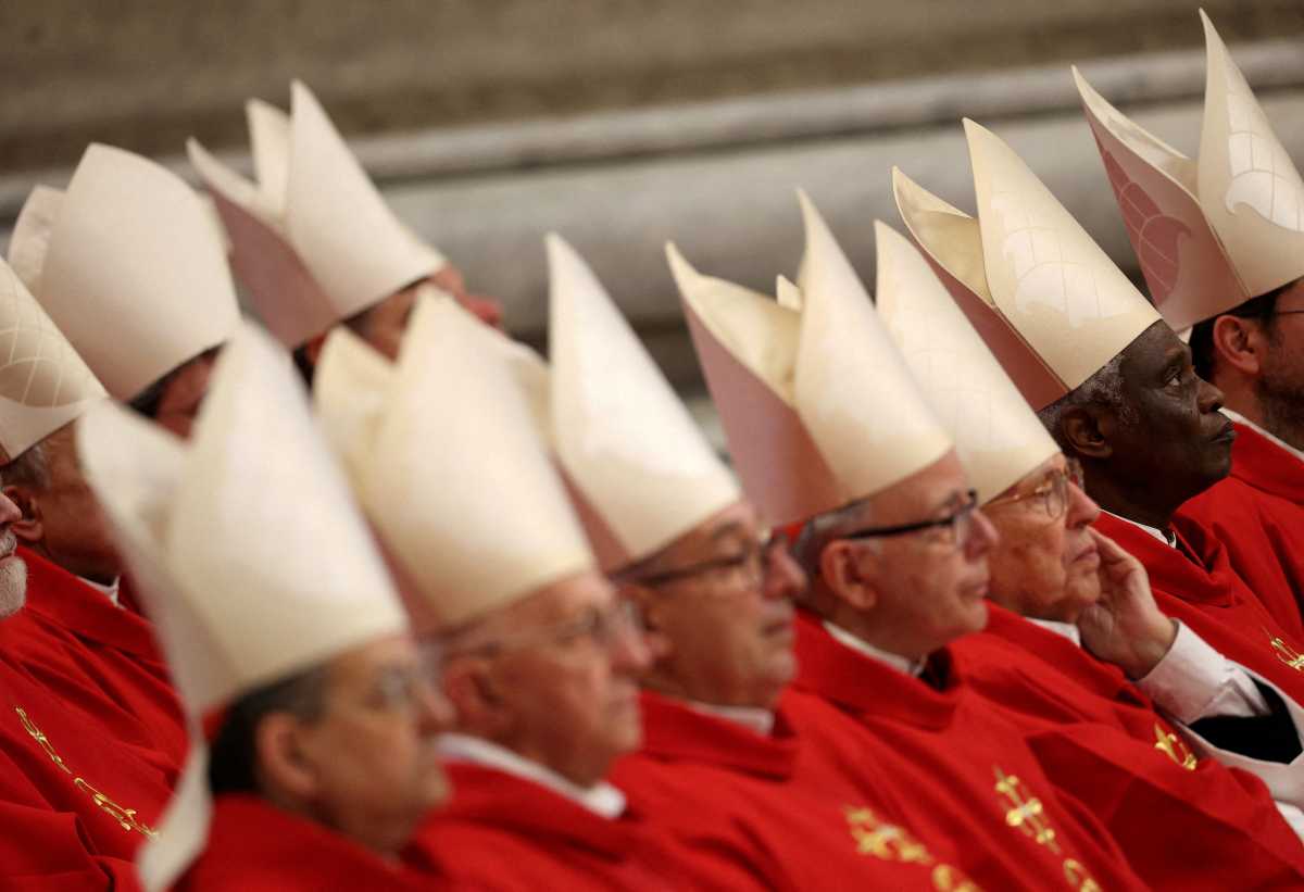 Cardinals at memorial mass for Pope Francis