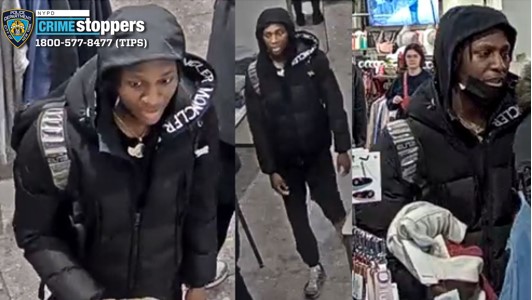 One of the suspects sought in a lululemon robbery on the Upper East Side.