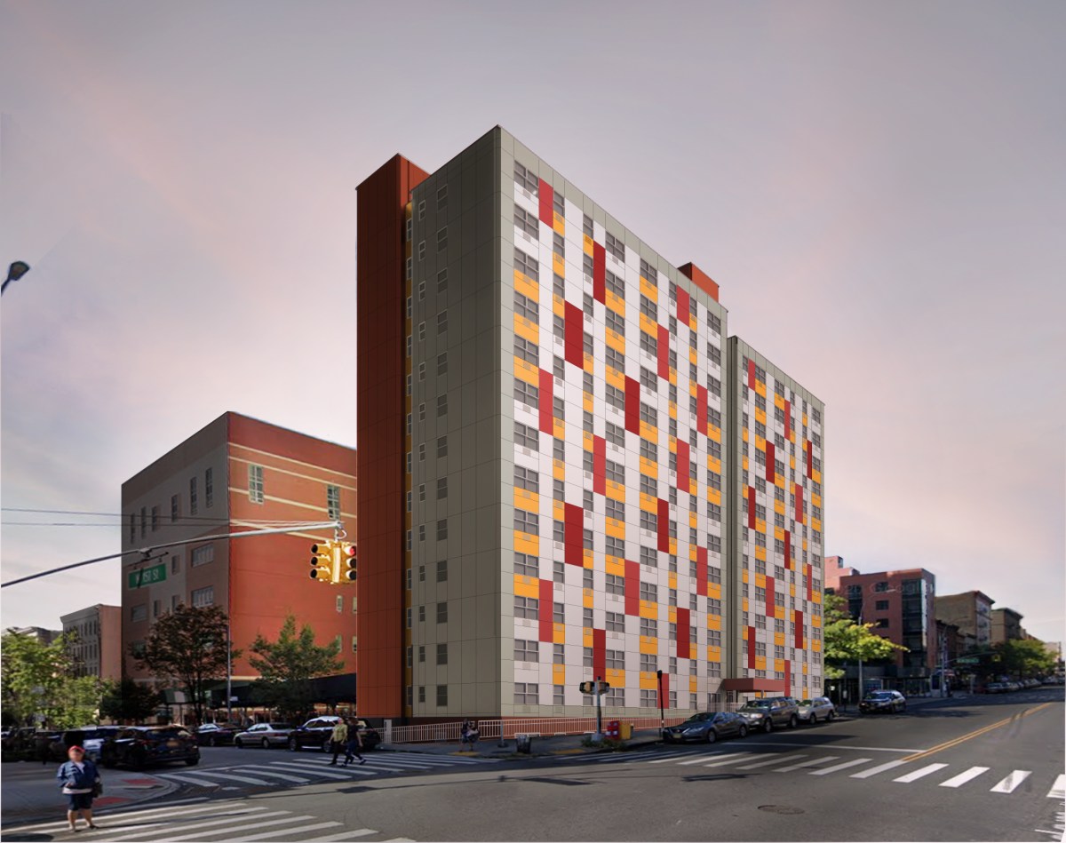 A rendering of Marshall Plaza, which is receiving renovations from Dantes Partners.