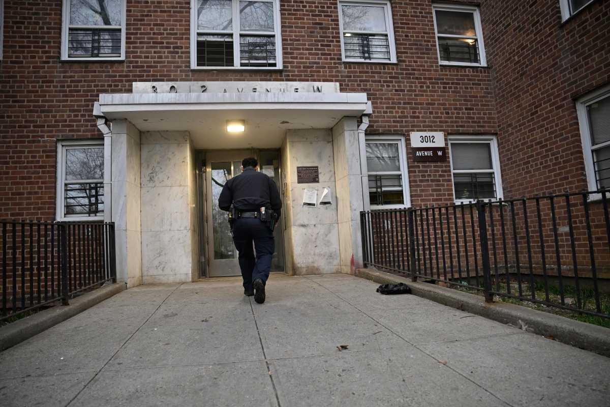 Police at scene in Brooklyn where man was shot dead