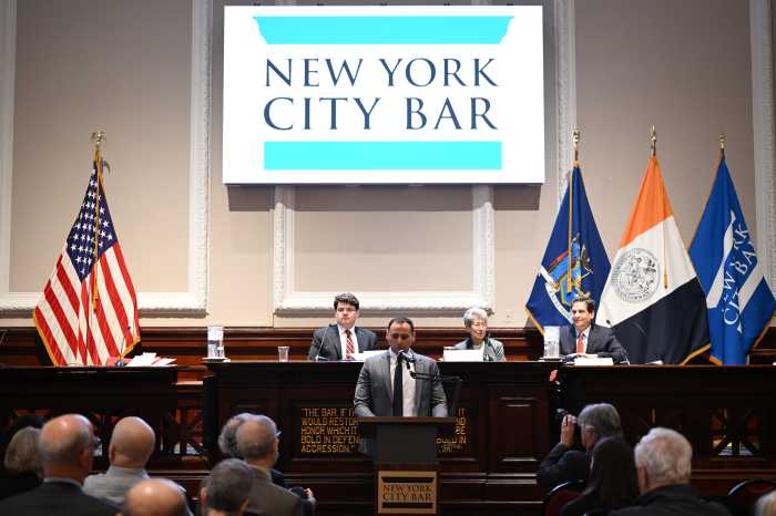 NYC Bar President sounds alarm on political threats to judicial independence: 'it must not be normalized' 2 Muhammad U. Faridi addresses legal professionals at the New York City Bar Association, warning of growing political pressure on the judiciary