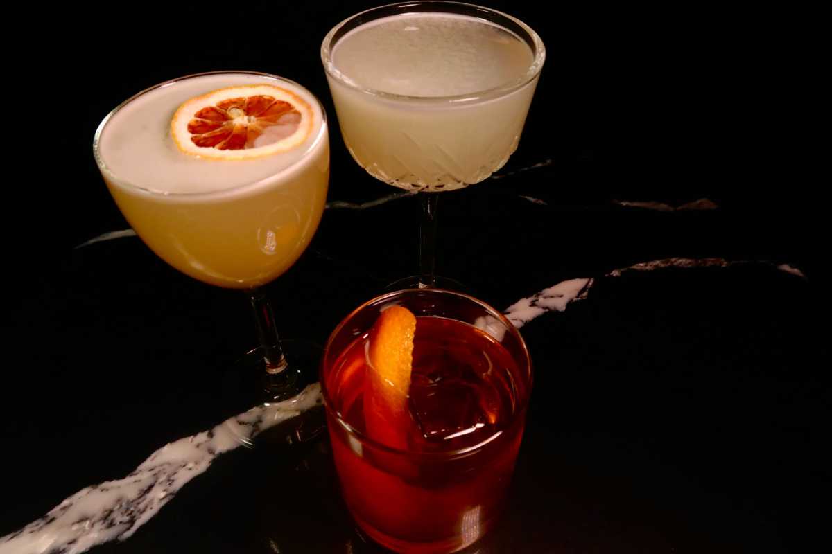 three drinks available at Nothing Really Matters for the Great Gatsby promo