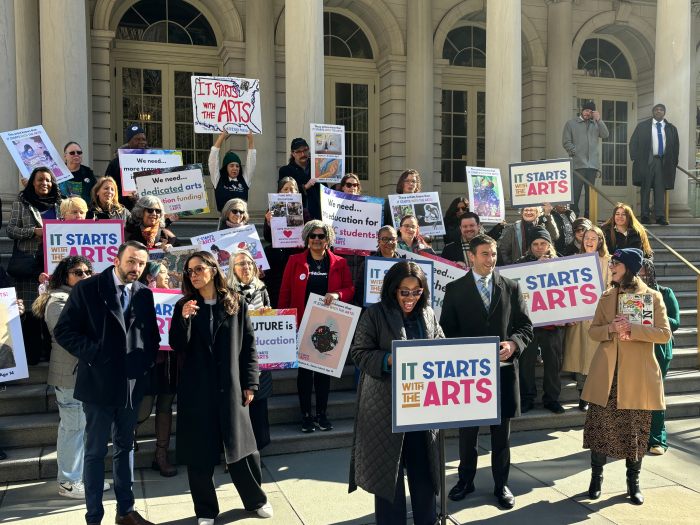 Painting a picture of need: NYC pols, arts advocates rally for transparent arts education funding 2 Olsen plans to share her sentiments at the Council hearing today.