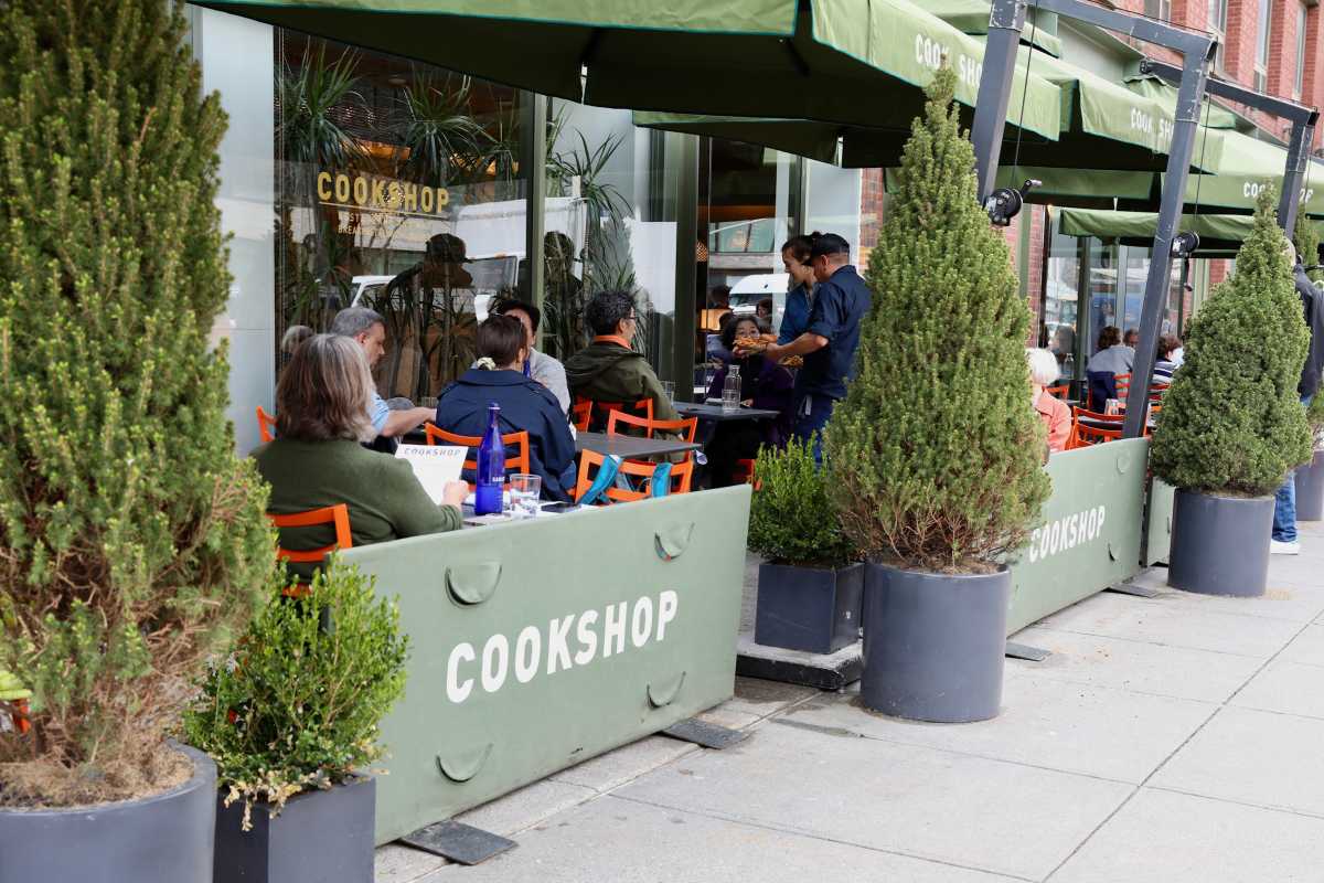 Cookshop's outdoor dining area