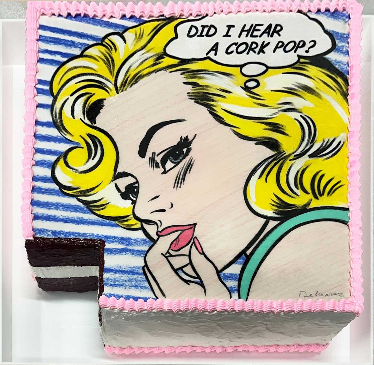 Nelson De La Nuez’s 'Made in America' promises pop, precision and provocation 3 Pop Fizz Clink cake sculpture by Nelson De La Nuez