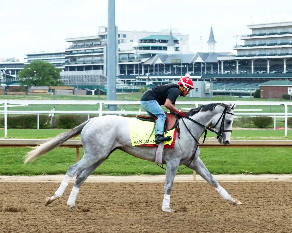 Kentucky Derby preview 2025: Odds, analysis and picks to play in this Saturday's big race 2 Kentucky Derby hopeful Sandman galloping over the Churchill Downs main track.