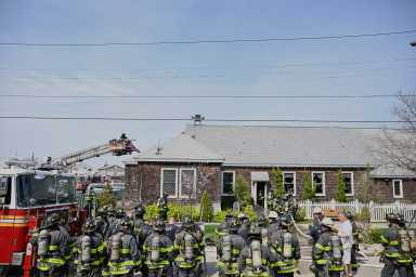Firefighters battle blaze at Queens church on Easter weekend