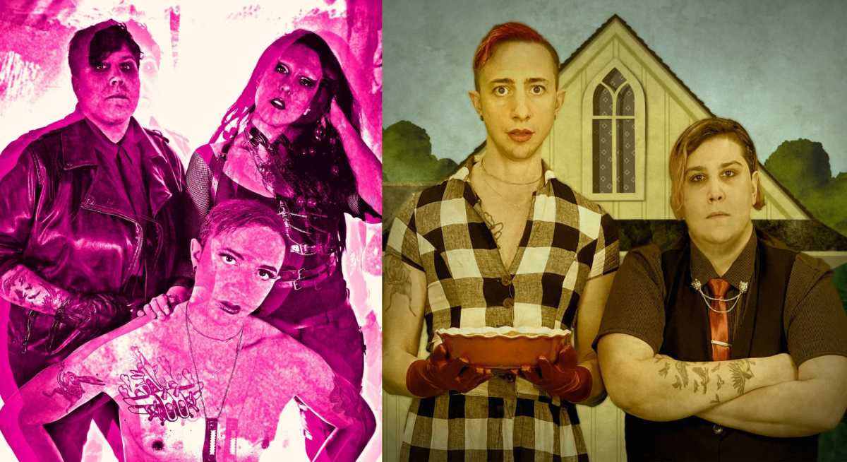 Frankie Fest honors the life of local musician Frankie Maddox Rex (top left corner, and far right) of the band The FMs.