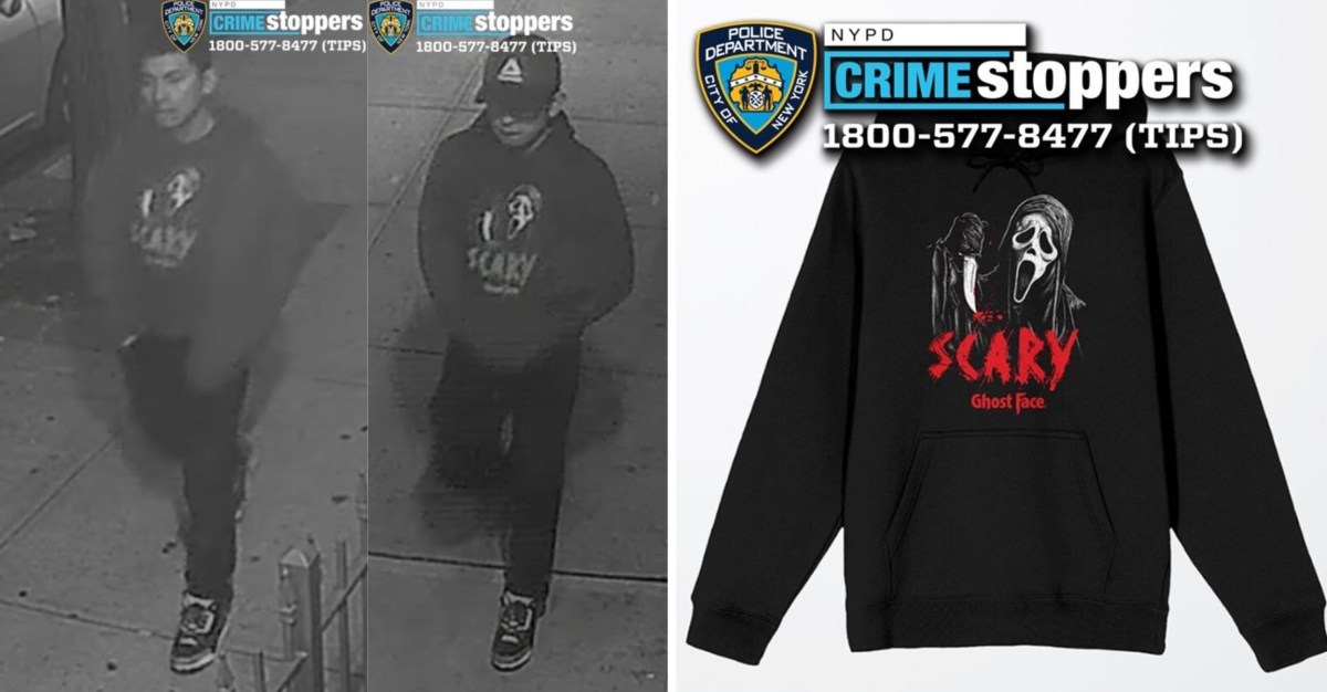 Queens rape case: Sicko in 'Scary' sweatshirt sexually assaulted woman at knifepoint in horrific attack 2 Queens rape case suspect