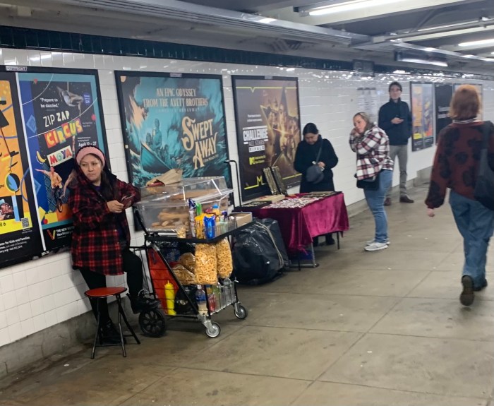 people inside one of many NYC subway stations
