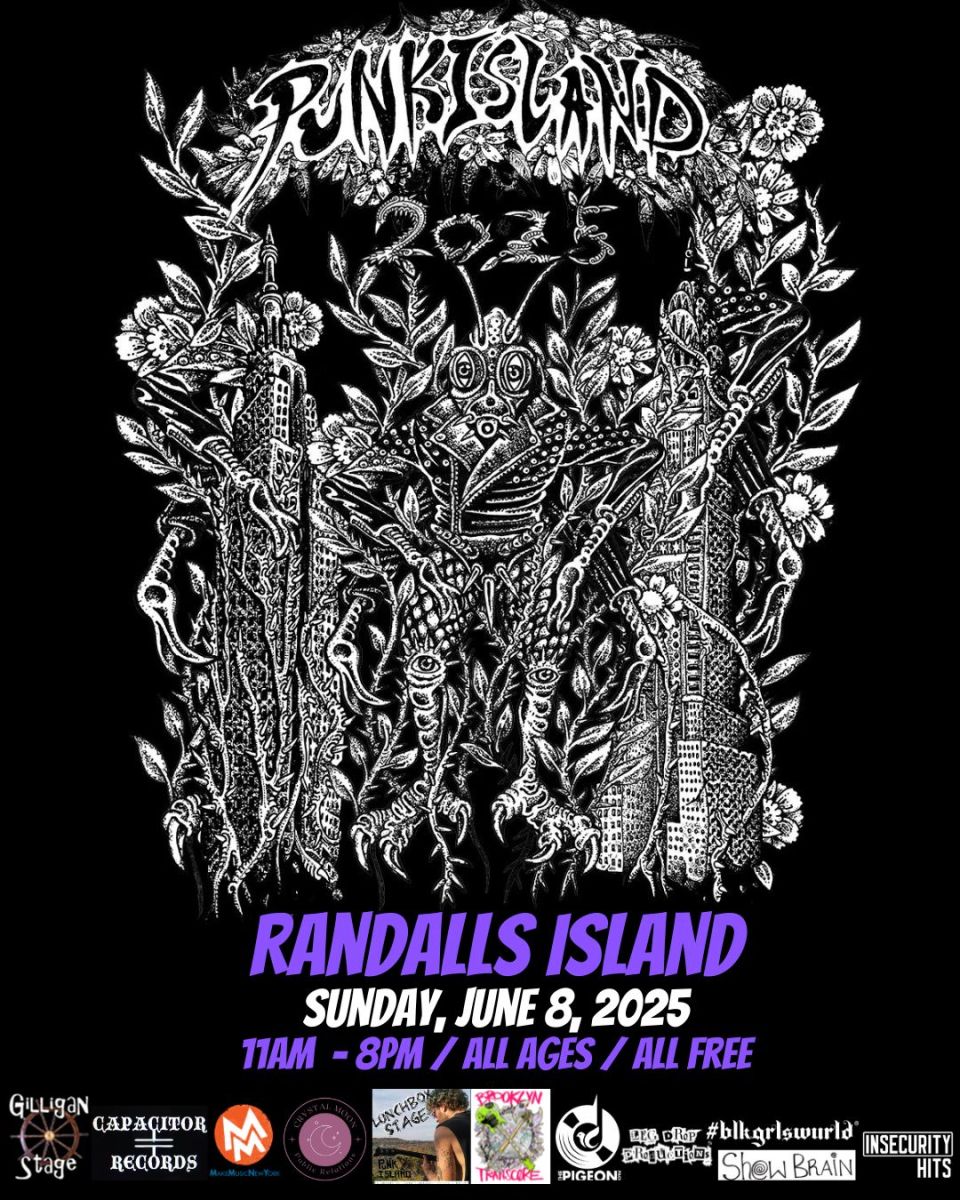a graphic for the Punk Island music festival