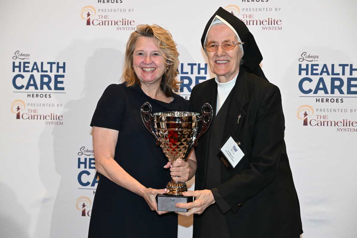 ICON Trish Gathers CEO/President The Carmelite System and Sr. Philip Ann Administrator Ozanam Hall