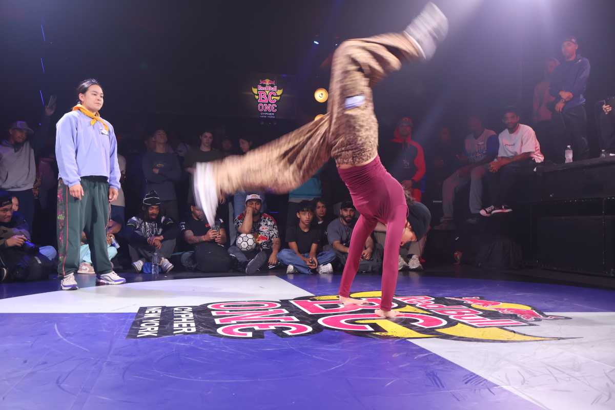 breakdancers at Red Bull BC One New York Cypher