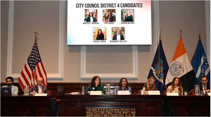 (L to R) Vanessa Aronson, Faith Bondy,  Virginia Maloney, Rachel Storch, Benjamin Wetzler.