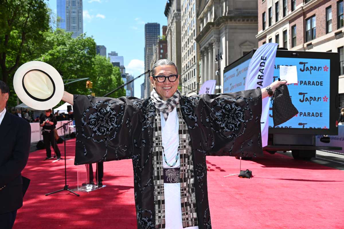 ‘Konnichiwa New York City:’ The 4th annual Japan Parade marches down Upper West Side 3 Parade Grand Marshal Iron Chef Masaharu Morimoto