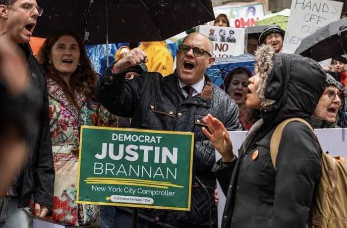 City Comptroller candidate Justin Brannan is looking to target public corruption.