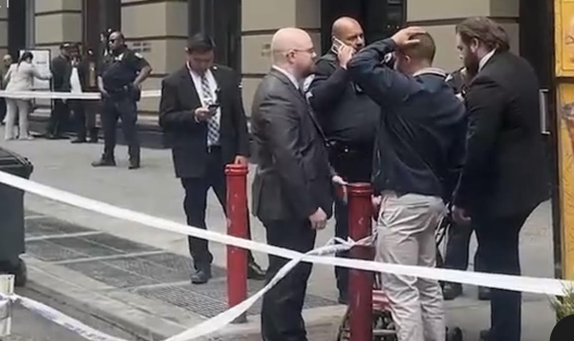 Cops at scene of Soho stabbing between panhandlers