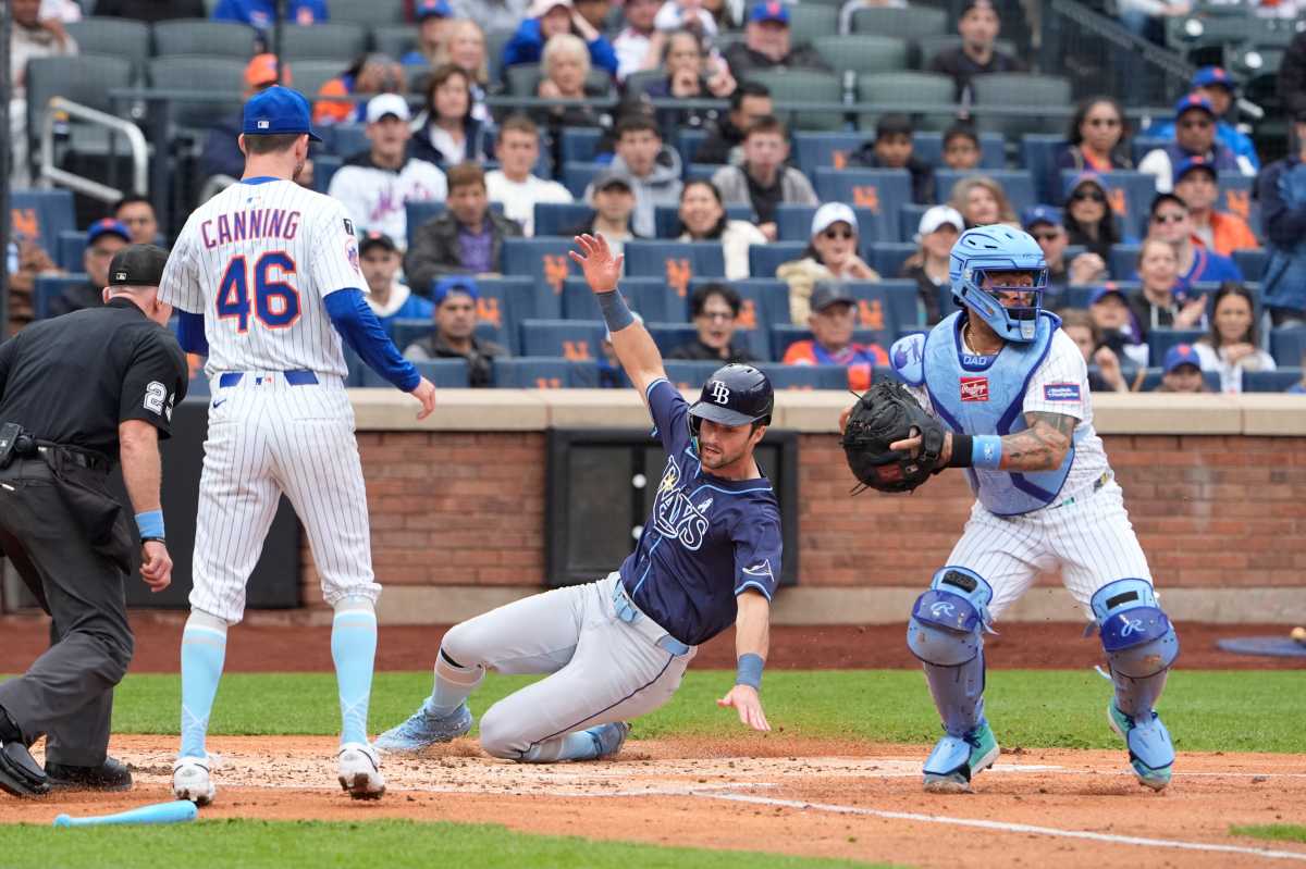 Mets Rays sweep Canning Alvarez