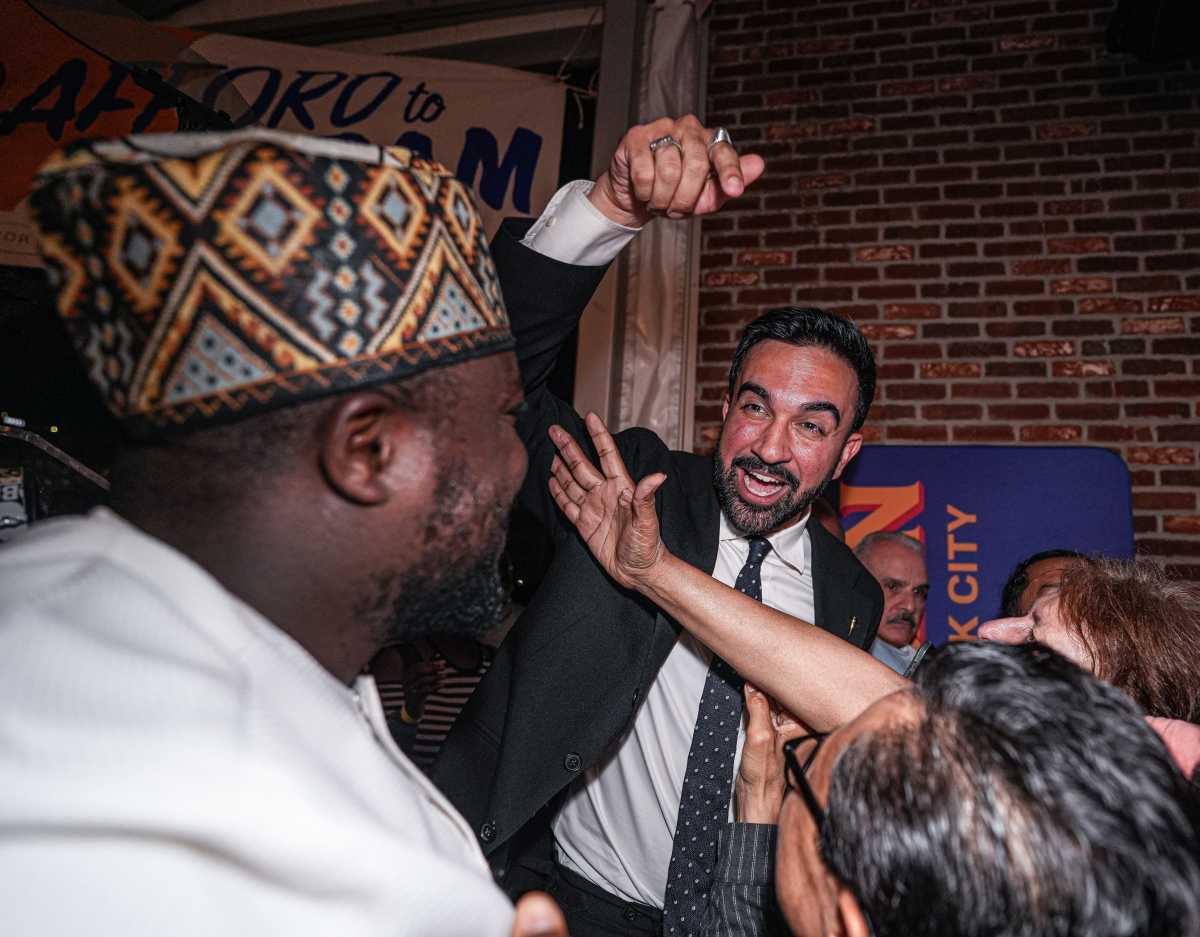 NYC Mayor's Race: Mamdani appears to win primary for 'city we can afford', Cuomo calls him to concede 3 Queens Assembly Member Zohran Mamdani with family and supporters after his apparent win in the 2025 Democratic mayoral primary on June 25, 2025.