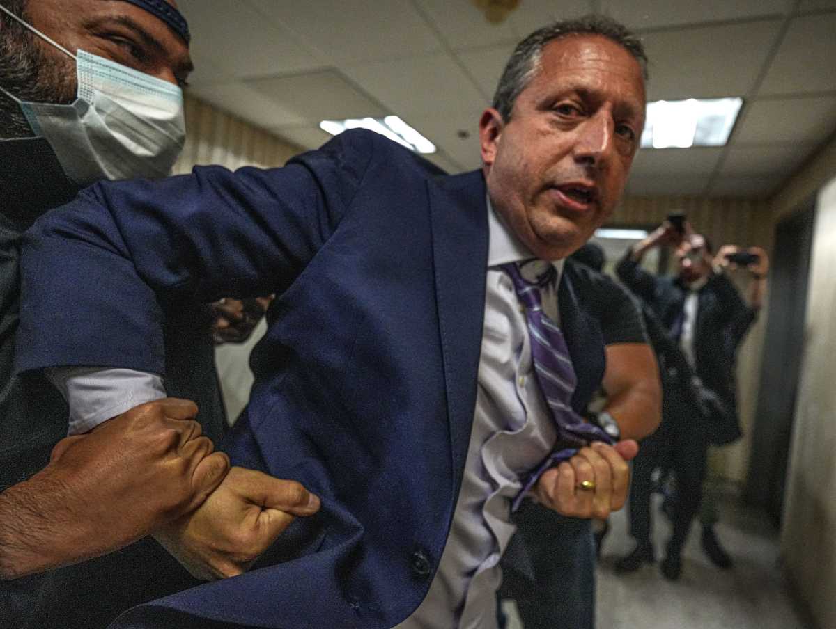 Comptroller Brad Lander released after dramatic arrest at ICE court hearing 2 Brad Lander being arrested