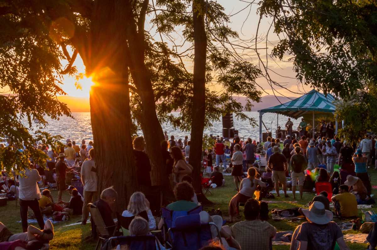 For Pete's sake: Hudson River Music Festival makes a comeback drawing from legacy of Pete Seeger 2 Sun setting on crowd at Hudson River Music Festival