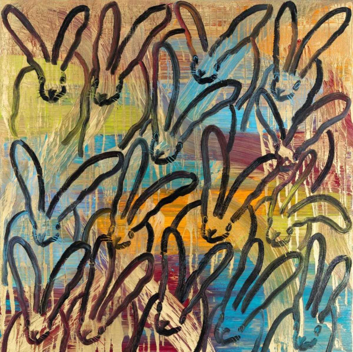 Dreaming in color: Hunt Slonem and the sacred repetition of joy 1 Hutch Patch by Hunt Slonem, 2025.