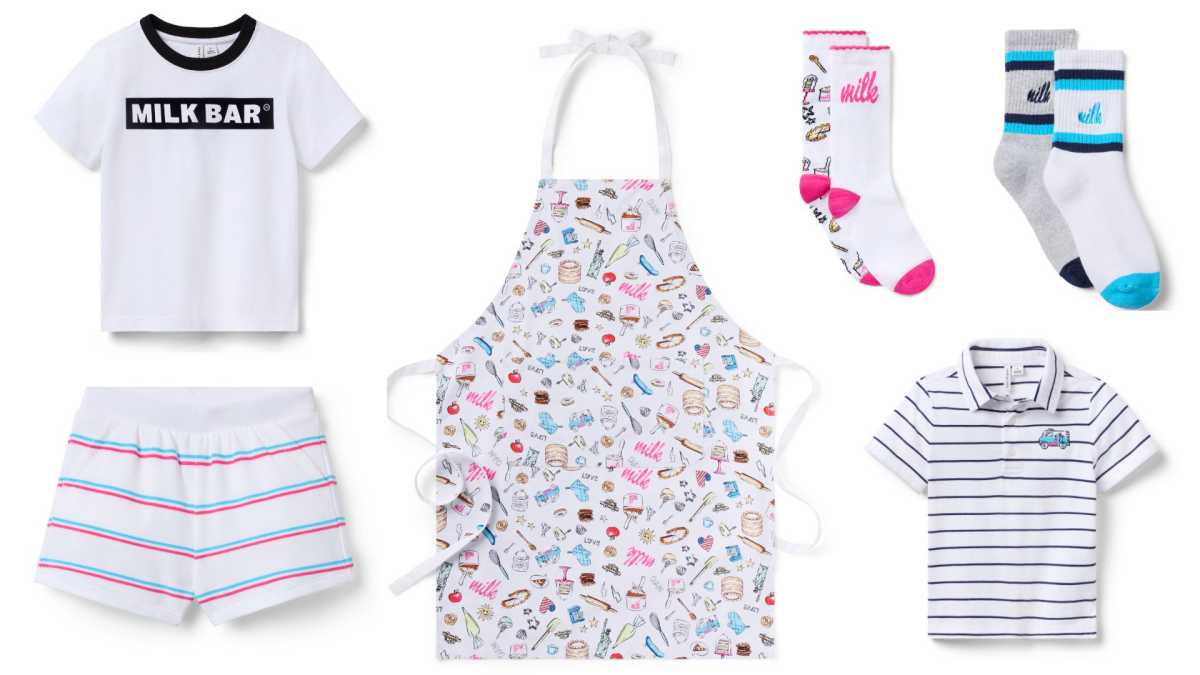 New York City's Milk Bar launches limited edition clothing line with Janie and Jack 4 Some of the items in Milk Bar's clothing line with Janie and Jack.
