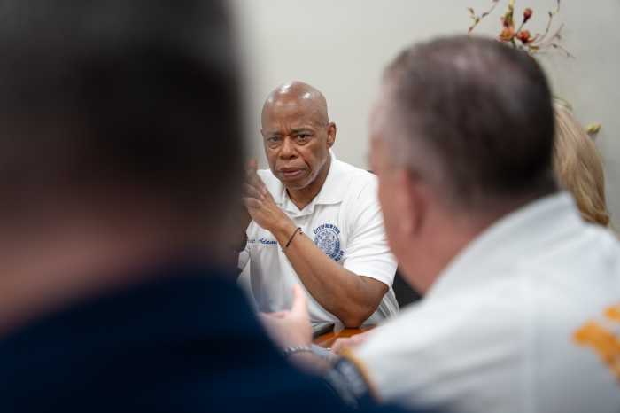 Mayor Adams defends masked ICE agents, calls it a matter of officer safety, in interview with amNY 5 Mayor Eric Adams pictured visiting an off-duty federal law enforcement officer shot inside a Manhattan Park over the weekend