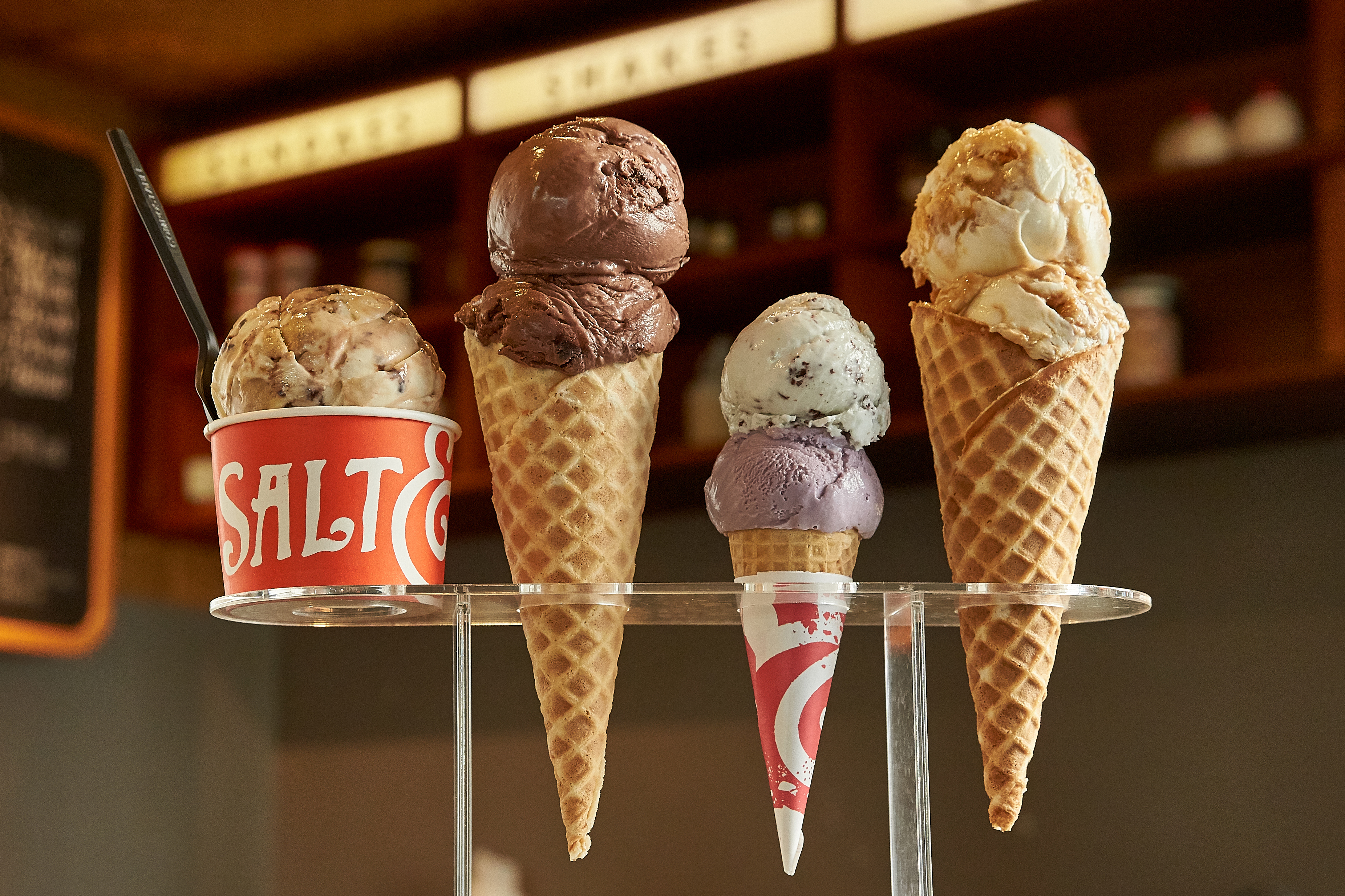 ice cream scoops from salt & straw
