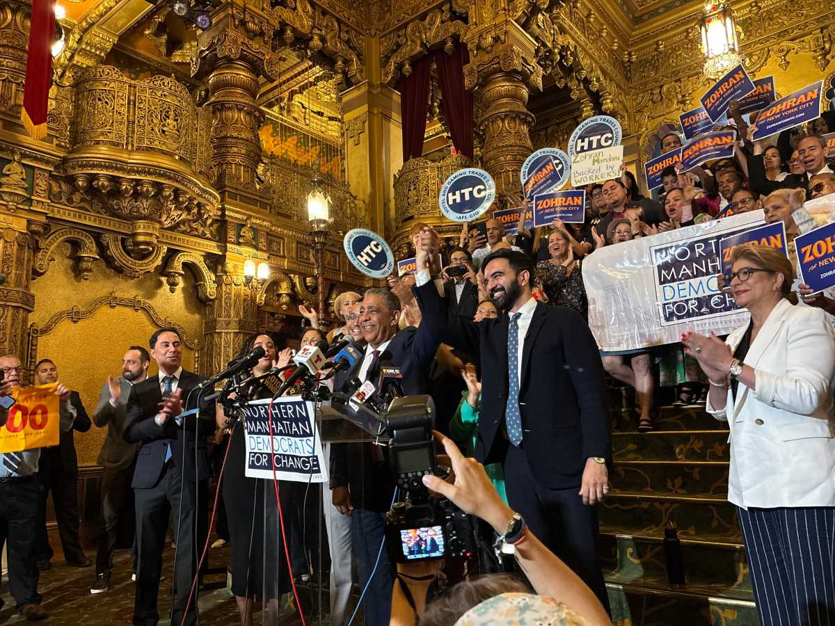 US Rep. Adriano Espaillat urged the Democratic establishment to rally behind the party's mayoral nominee Zohran Mamdani after endorsing him. Thursday, July 10, 2025.