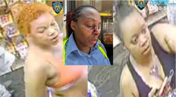 MTA worker 'visciously' beaten by fare evaders in Brooklyn subway, police say 3 Surveillance images released by the NYPD show two women wanted in connection with the June 28 assault of an MTA employee at the New Lots Avenue subway station in Brooklyn.