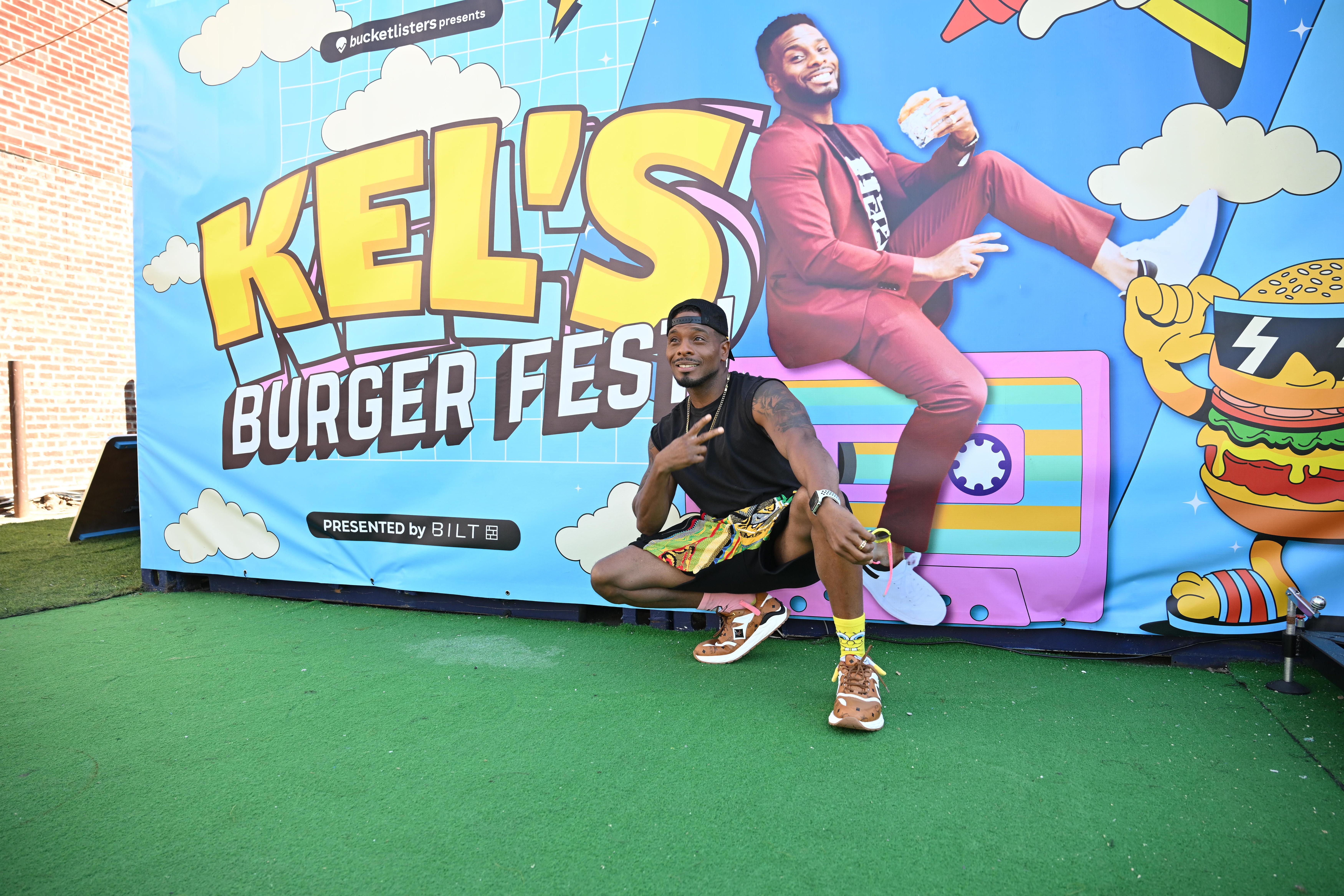 Kel Mitchell at Kel's Burger Fest.