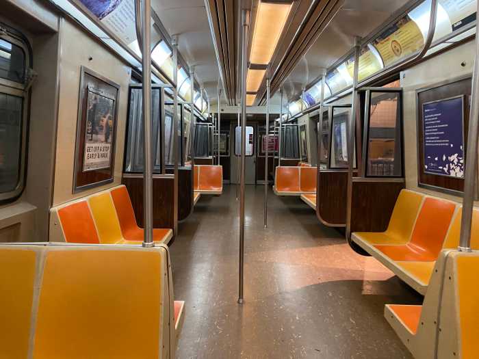 Tucked at the back of the Transit Museum, this R44 car has doubled as a set for both Chappell Roan and Olivia Rodrigo.