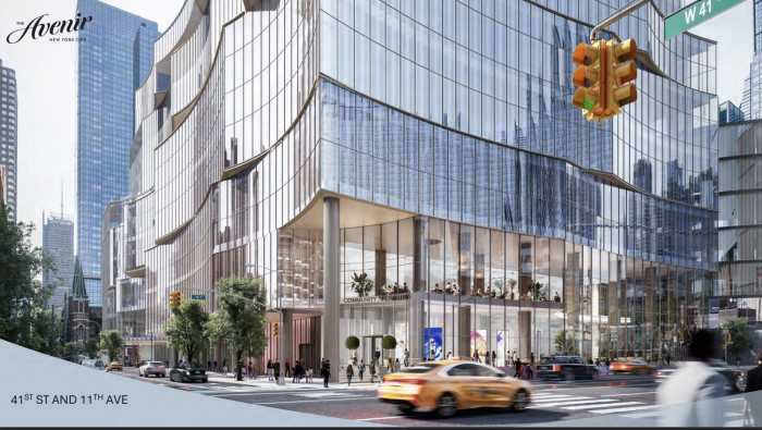 Rendering of one of the multiple entrance points to the proposed facility