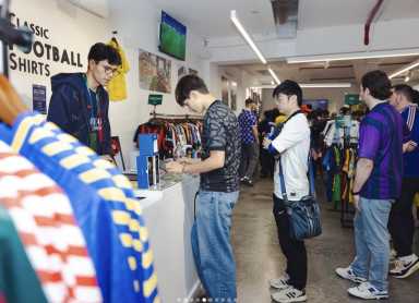 Classic Football Shirts counter