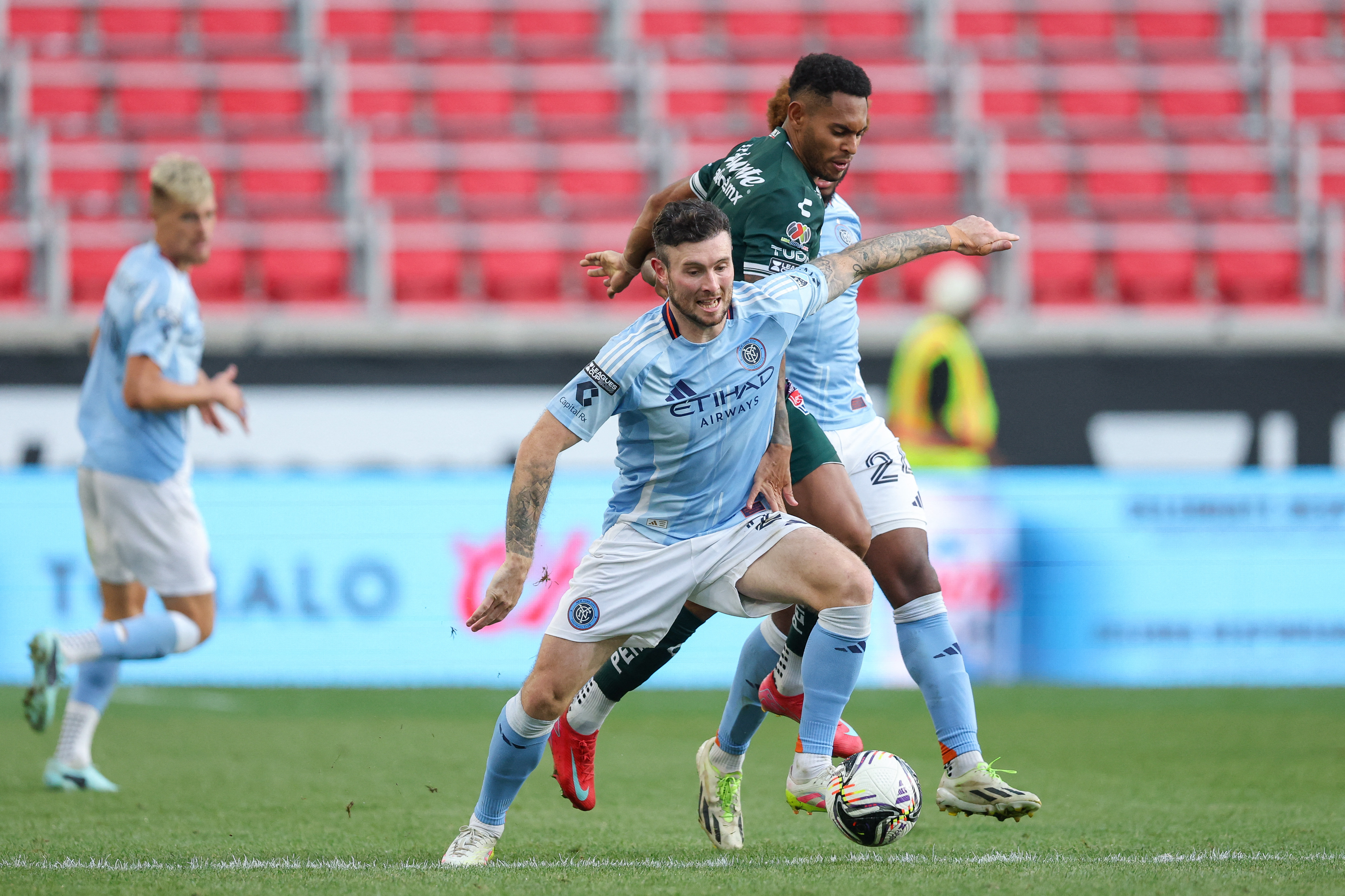 NYCFC, Red Bulls have slim hopes of advancing in Leagues Cup 2 NYCFC Leon Leagues cup