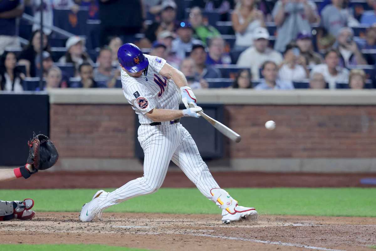 Pete Alonso home run Mets Guardians