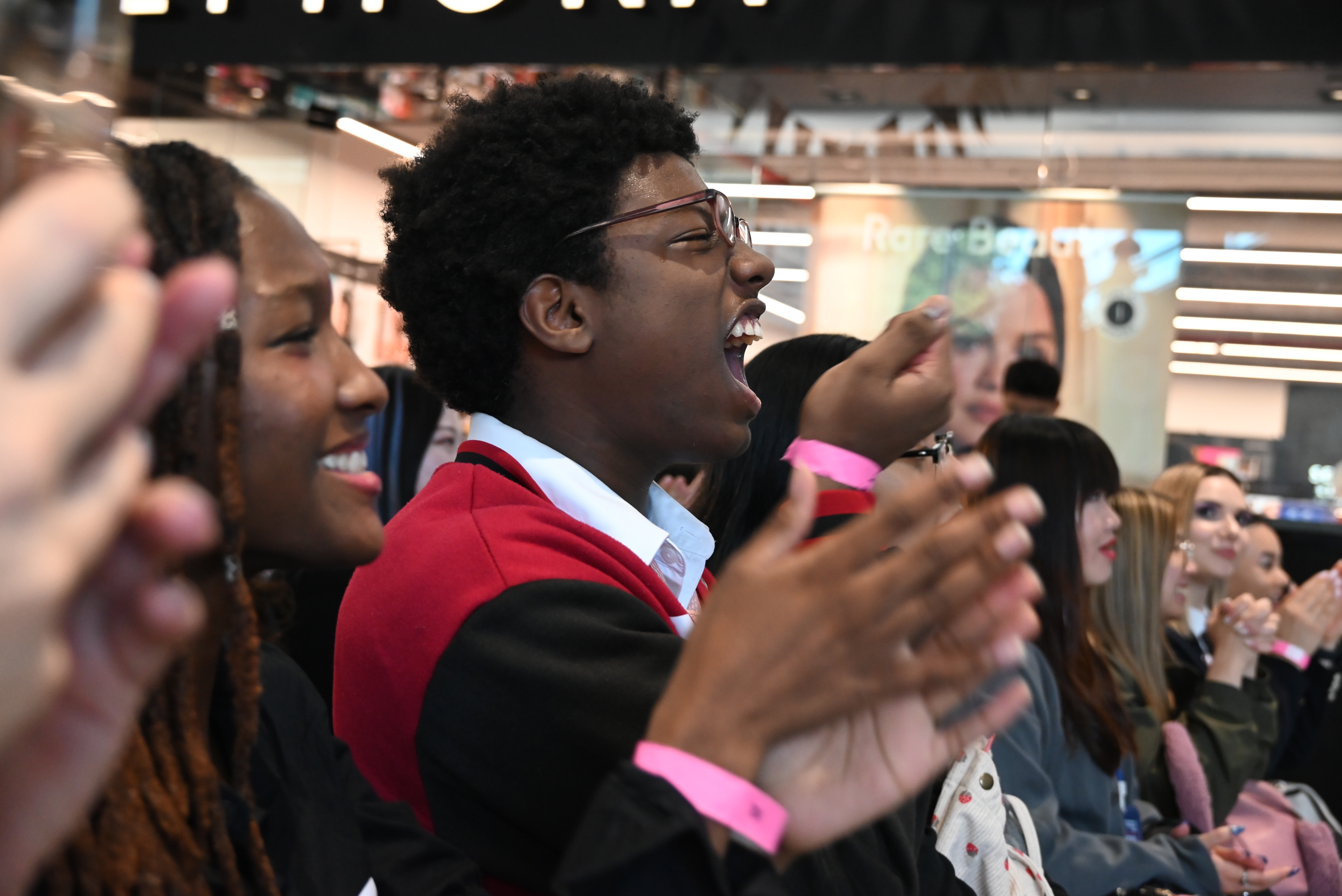 Attendees cheered on dancers from Cardozo High School